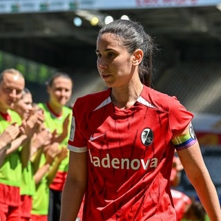 Hasret Kayikci führte den SC Freiburg zum letzten Mal als Kapitänin aufs Feld
