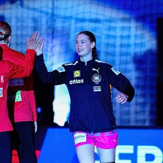 Luisa Scherer bei der Handball-Nationalmannschaft