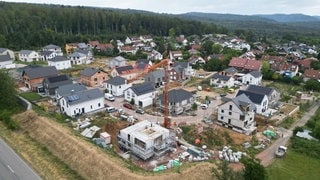 Ein Neubaugebiet in Gaiberg (Rhein-Neckar-Kreis)
