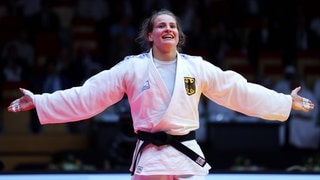 Judoka Anna-Maria Wagner bei den World Judo Championships Abu Dhabi 2024