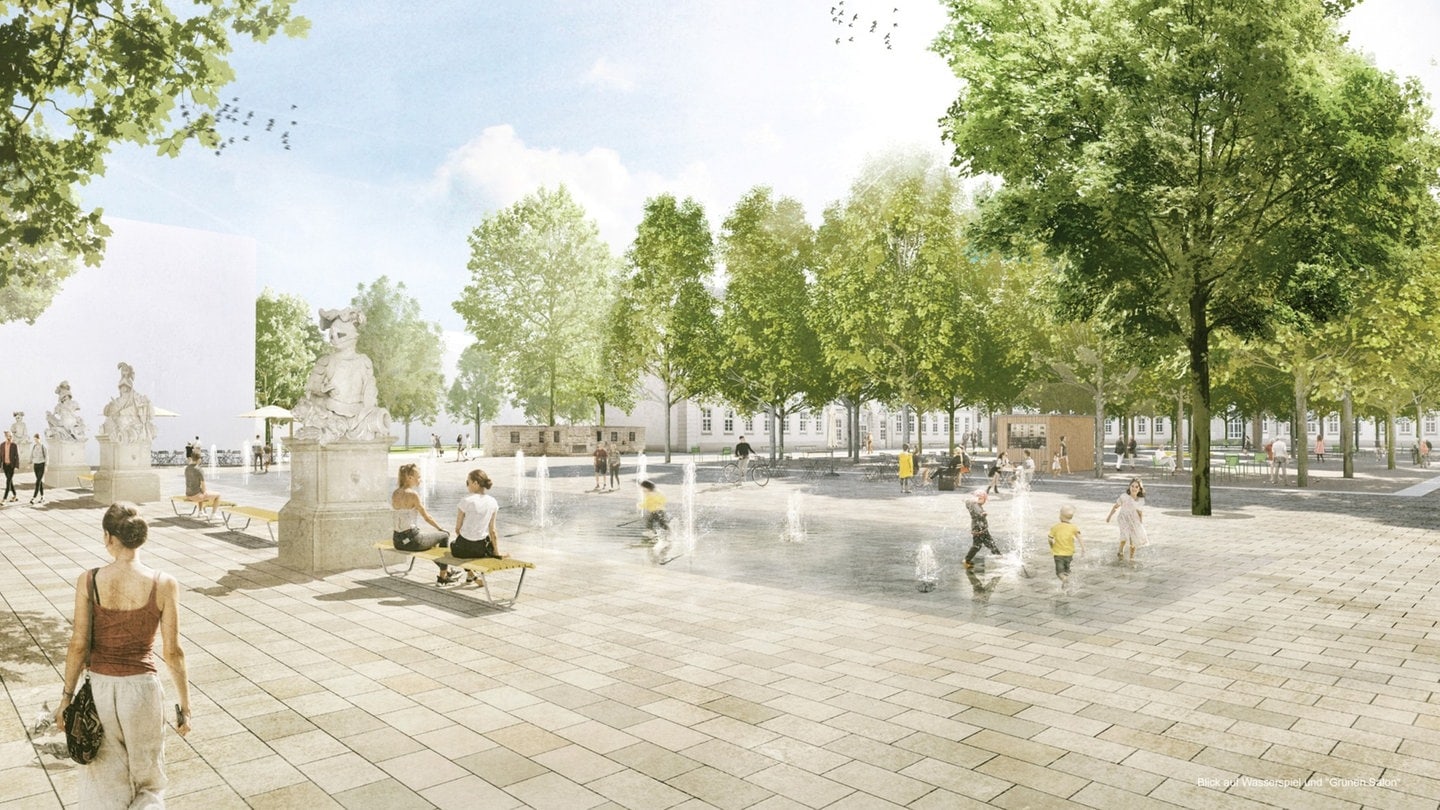So soll der Arsenalplatz nach einem Entwurf der Landschaftsarchitekten aussehen.