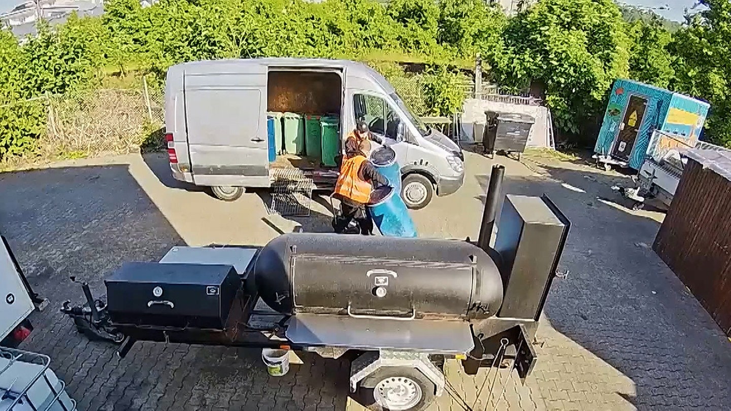 Bilder einer Überwachungskamera