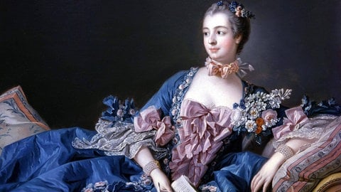 Francois Boucher: Madame de Pompadour (1757)