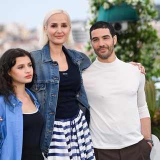 78. Internationale Filmfestspiele von Cannes Fototermin Alpha Melissa Boros, Julia Ducournau, Tahar Rahim