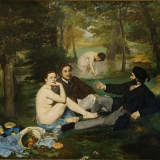 Das undatierte Handout des Musée d'Orsay zeigt das Ölgemälde «Le Déjeuner sur l'herbe (Das Frühstück im Grünen)» aus dem Jahr 1863 von dem französischen Künstler Édouard Manet. Arhivfoto.