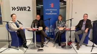 Beate Tröger, Carsten Otte, Cornelia Geißler und Jörg Magenau im PrinzMaxPalais Karlsruhe