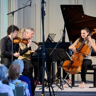 Das Klavierduo Tal & Groethuysen, Daniel Dodds und Raphaela Gromes