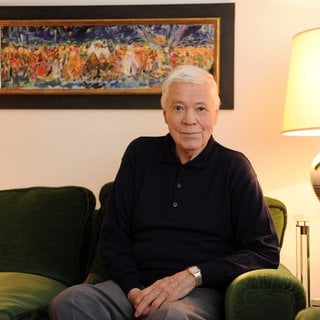 Der Bariton Dietrich Fischer-Dieskau in seinem Haus in Berlin (16.05.2011). 