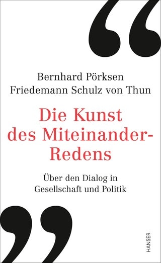 Buchcover | Bernhard Pörksen und Friedemann Schulz von Thun