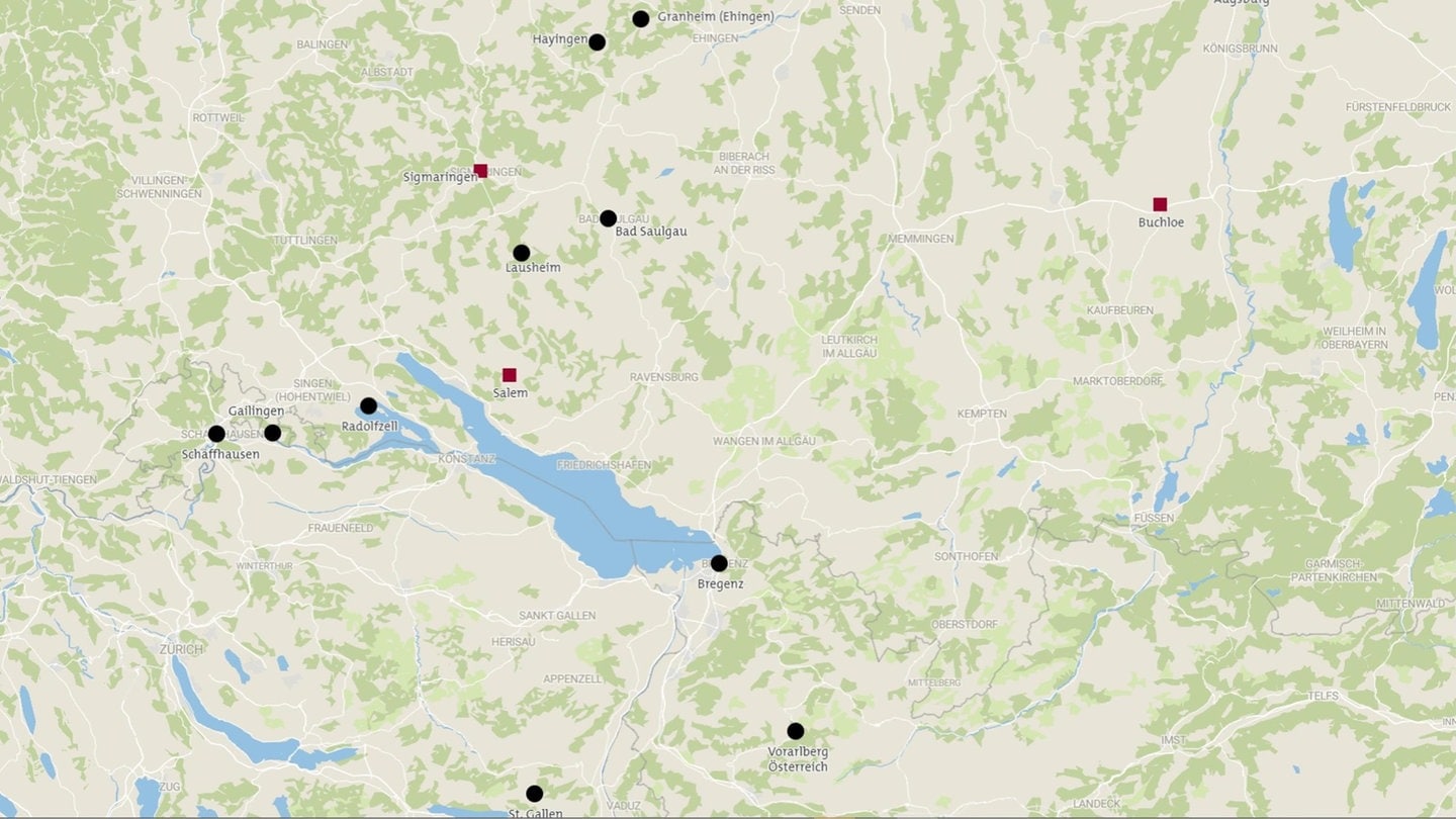 Aktionsgebiet der 