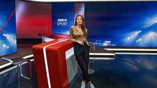 Lea Wagner im SWR Sport Studio
