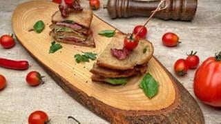 Knusperstulle mit Roastbeef