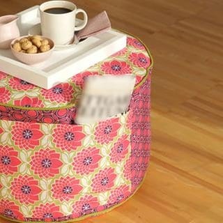 Fertig ist der Sitzpouf!