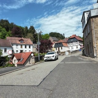 Die Oberstraße in Grumbach