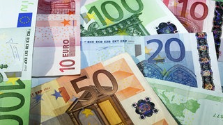 Verschiedene Euroscheine